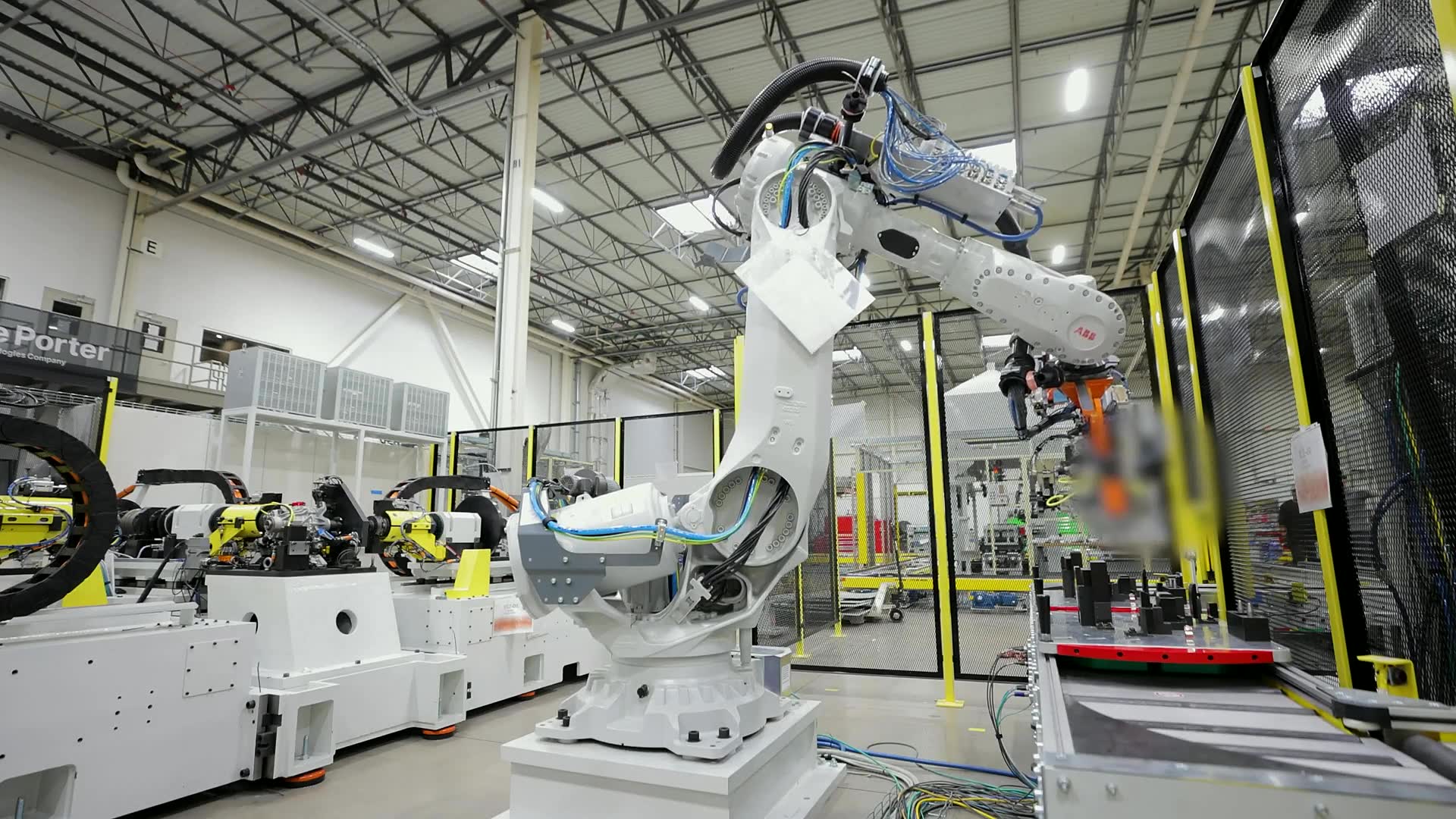 Automated assembly and test line on the plant floor